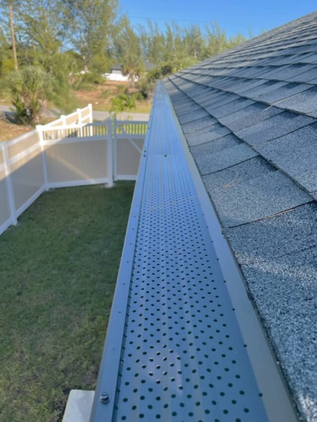 Micromesh gutter protection by Andy's Aluminum Gutters